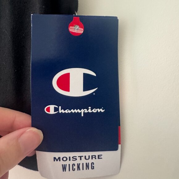 Champion Women's The Authentic Script Logo Sports Bra Black XL NWT - Picture 6 of 9